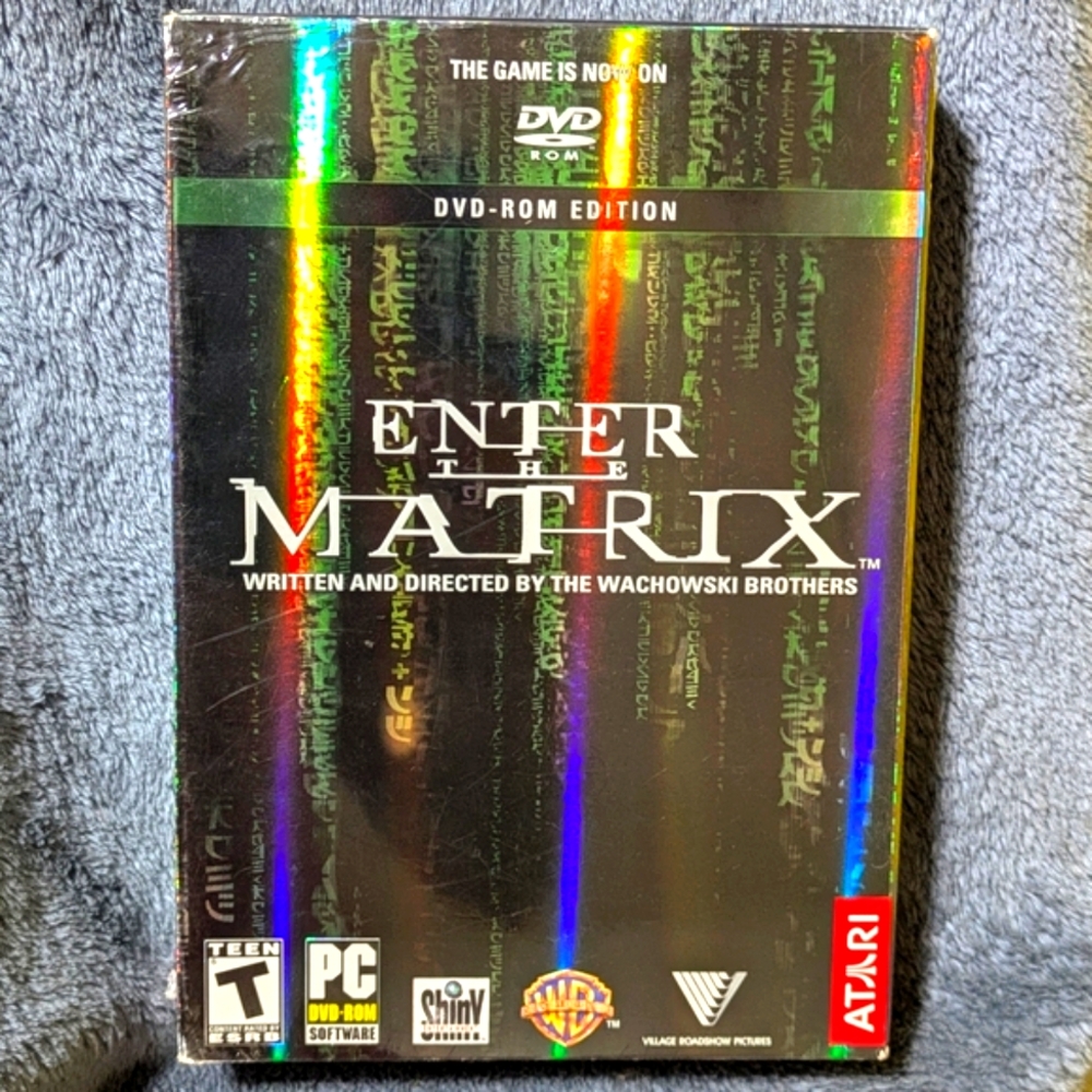 *NIB* ENTER THE MATRIX | PC DVD-Rom Edition 2003 | ATARI | SEALED Retail Box 🎁